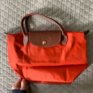Like new Longchamp small Le Pilage Top Handle tote